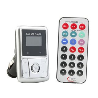 USD $ 7.49   1.0 LCD Car  Player FM Transmitter with IR Remote