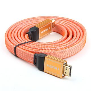 EUR € 9.19   HDMI a HDMI cable plano (1,8 m, de color naranja