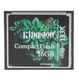 USD $ 30.39   16GB Kingston Elite Pro 133X Compact Flash CF Memory