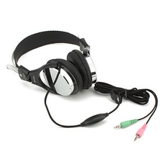 saiyo sy 2070mv comfortabele stereo microfoon hoofdtelefoon met