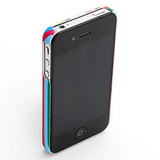 EUR € 2.93   fargerik striper stil PU skinn og plast sak for iPhone