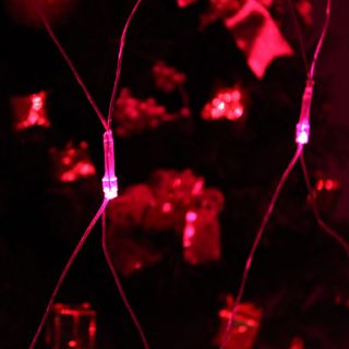 USD $ 11.99   Festival Decoration 120 LED 8 Mode Pink Light Net Lamps