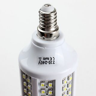 e14 SMD 3528 156led 500lm 8,5 W lampadine naturali mais bianco (220