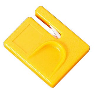 Pequeno Plástico + Cerâmica Portátil / Seguro Sharpener (cor