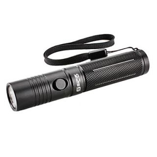 HK22 3 Mode Cree Q3 WC lommelykt med håndrem (130 Lumen, 1x18650