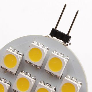 g4 2 2.5W 10x5050 SMD 100 110lm 2800 3200K warmes weißes Licht LED