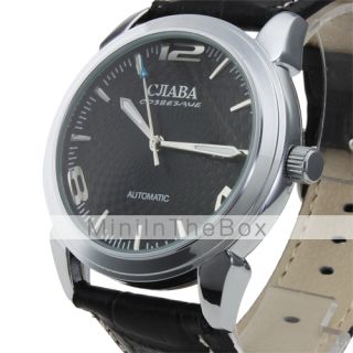 USD $ 24.99   Stylish Mens Full Automatic Mechanical Movement Leather