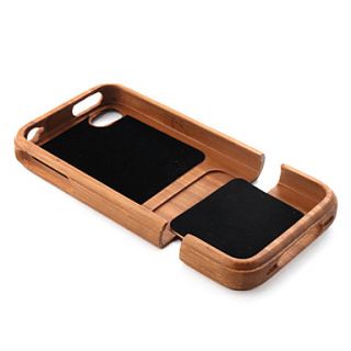 USD $ 17.99   Carving Pattern Bamboo Case for iPhone 4 / 4S,