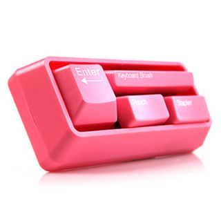 USD $ 9.99   Mini Keyboard Shape Stationary Set (Clip Dispenser, Card