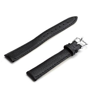 USD $ 1.19   Unisex PU Leather Watch Strap 14MM(Black),