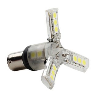 USD $ 7.99   1156 5050 SMD 18 LED 1.32W 216LM White Light Bulb for Car