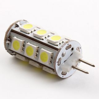 G4 18x5050 SMD 2 2.5W 180 200LM 6000 6500K naturlig hvid Light LED