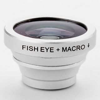 USD $ 22.99   180 Degree Fish Eye/Super Wide Angle Macro Lens for