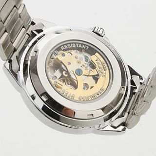 EUR € 18.39   Mechanische Analog Armbanduhr 9262 für Herren (Silber