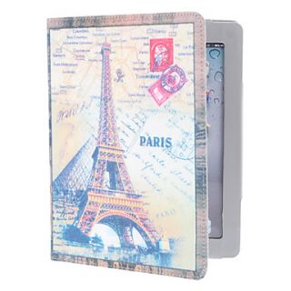 USD $ 20.69   Paris tower Pattern PU Leather Case for iPad 2 and the