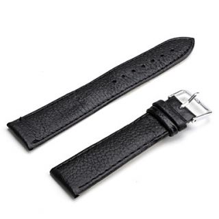 USD $ 1.29   Unisex PU Leather Watch Strap 20MM(Black),