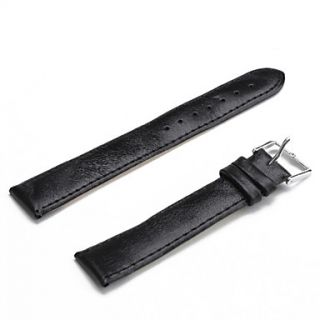 USD $ 1.19   Unisex PU Leather Watch Strap 18MM(Black),