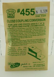 Kadee 455 HO Close Coupling Conversion New SEALED Package