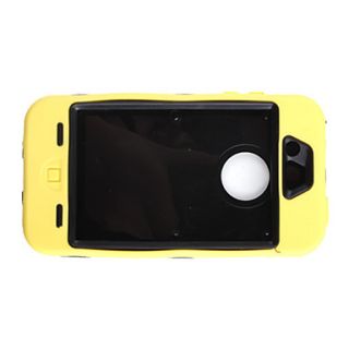 USD $ 3.49   Robot Hard Rubber Case Cover For Iphone4 (Yellow),