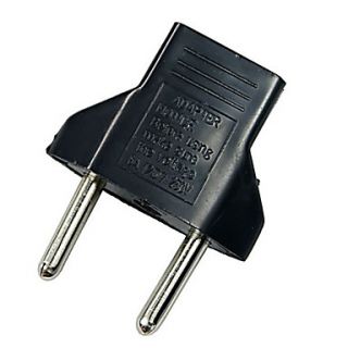 USD $ 0.99   Flat to Round Power Plug Convertor,