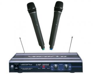 Karaoke VocoPro Wireless Microphone System UHF 3200