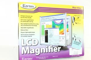 Kantek LCD Monitor Magnifier Filter Fits 15 inch LCD Screen MAG15L