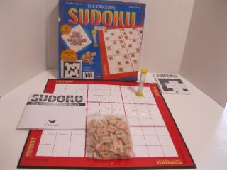 Board Game New 100 Puzzles Ages 8 Wood Pieces Timer 50 Kakuro
