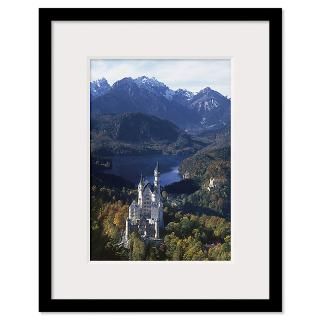 Schloss Neuschwanstein and Alpsee, Bavaria, German Framed Print