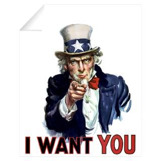 Wall Art  Wall Decals  Uncle Sam Wants you Wall