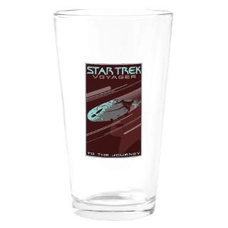 Retro Star TrekVOY Poster Pint Glass