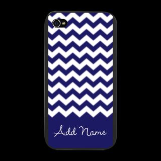 Art Gifts  Art iPhone Cases  Chevrons Blue White iPhone Snap Case