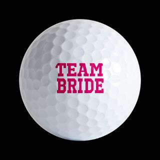 Team Bride Golf Ball by designsanddesigns