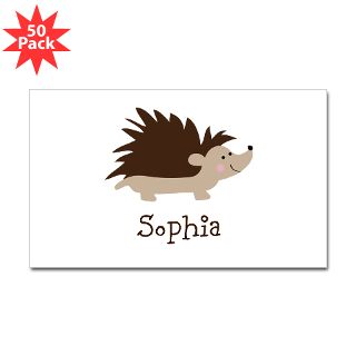 Baby Name Gifts  Baby Name Bumper Stickers  Custom Name Hedgehog
