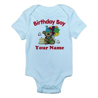 Birthday Boy Bear Infant Bodysuit by CupcakesandSprinklesBirthdayTees