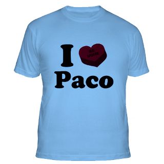 Love Paco Gifts & Merchandise  I Love Paco Gift Ideas  Unique