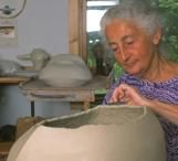 Karen Karnes Signed Lidded Studio Art Pottery Vessel Mint Absolute