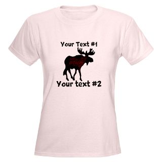 Custom Gifts  Custom T shirts  Customizeable Moose T Shirt