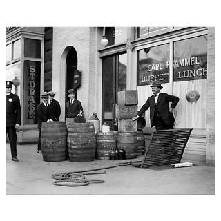 Wall Art  Posters  Bootleg Liquor Raid, 1923