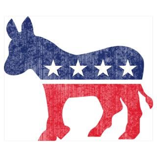 Wall Art  Posters  Democrat Donkey Poster