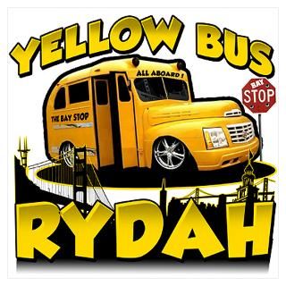 Wall Art  Posters  Yellow Bus Rydah Poster