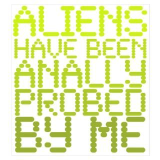 Wall Art  Posters  Aliens Probed Poster