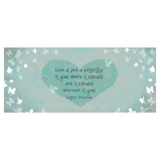 Wall Art  Posters  Butterfly Heart Poster