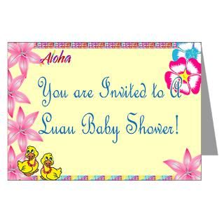 Luau Baby Shower Invitations (Pk of 10)