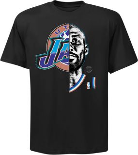 Karl Malone Utah Jazz Hardwood Classic Game Face T Shirt