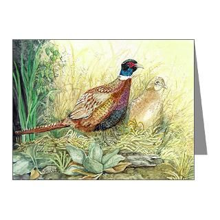 Pheasant Thank You Note Cards