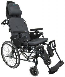 NEW Karman MVP 502 Recliner Reclining Wheelchair, 18 x 16 seat