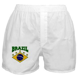 Brazil Soccer Flag 2010 Boxer Shorts for $16.00