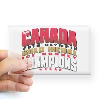 CANADA 2010 GOLD MEDAL CHAMPIONS Decal for $4.25