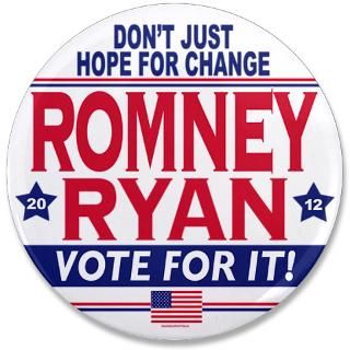 Romney Ryan 2012 3.5 Button for $5.00