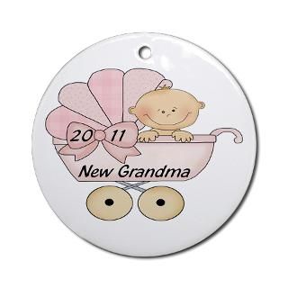 2010 Gifts  2010 Home Decor  2011 Grandma (pink) Ornament (Round)